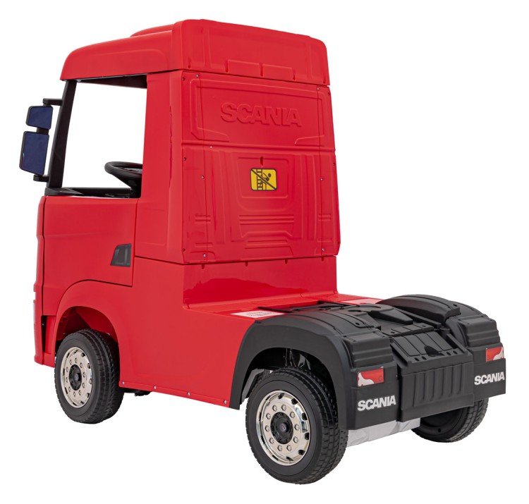 Pojazd Scania R-SERIE Czerwony-Ciężarówka Na Akumulator Dla Dziecka