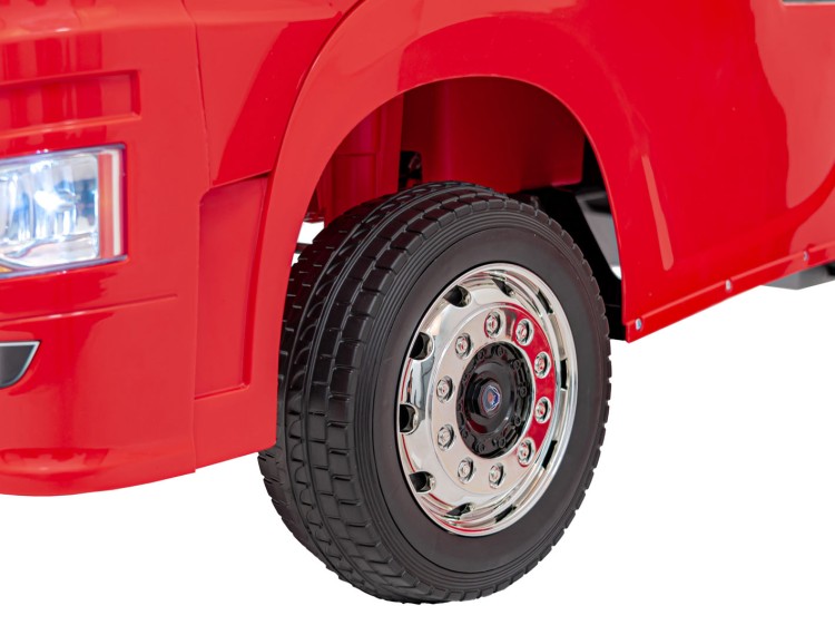 Pojazd Scania R-SERIE Czerwony-Ciężarówka Na Akumulator Dla Dziecka