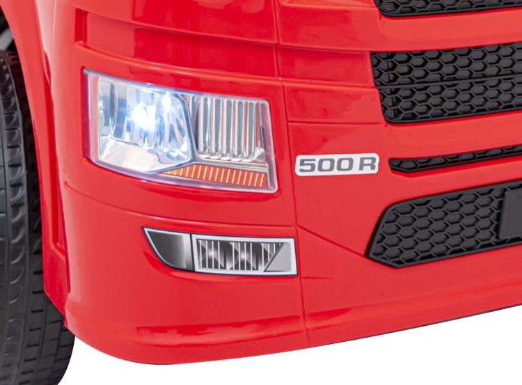 Pojazd Scania R-SERIE Czerwony-Ciężarówka Na Akumulator Dla Dziecka