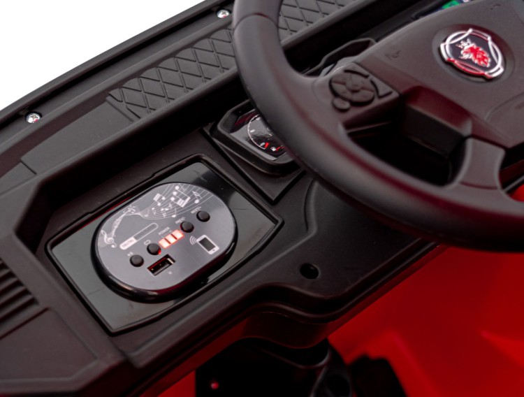 Pojazd Scania R-SERIE Czerwony-Ciężarówka Na Akumulator Dla Dziecka