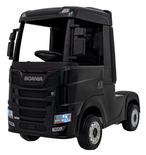 Pojazd Scania R-SERIE Czarny-Ciężarówka Na Akumulator Dla Dziecka