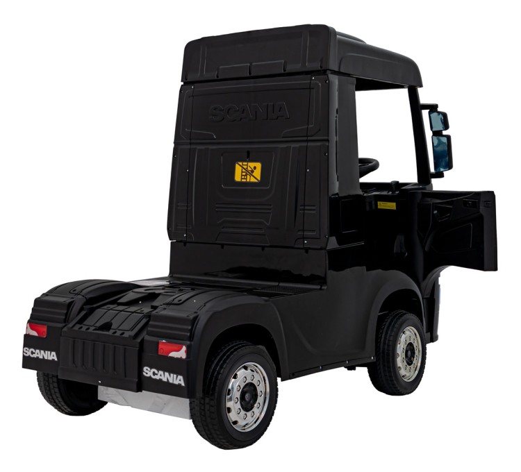 Pojazd Scania R-SERIE Czarny-Ciężarówka Na Akumulator Dla Dziecka