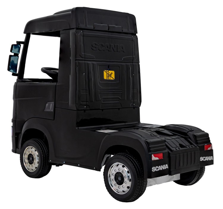 Pojazd Scania R-SERIE Czarny-Ciężarówka Na Akumulator Dla Dziecka