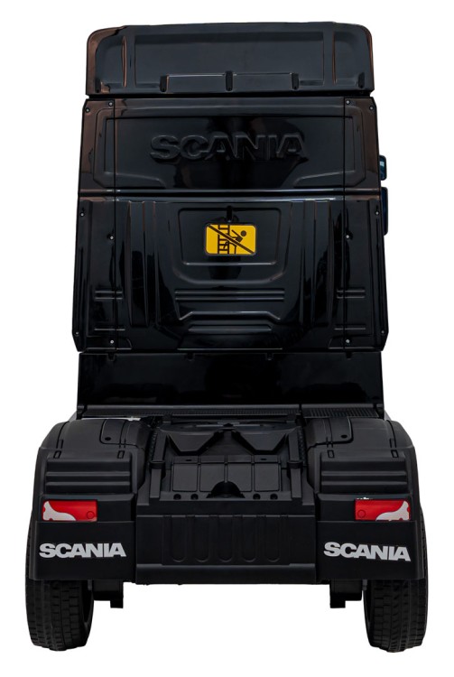Pojazd Scania R-SERIE Czarny-Ciężarówka Na Akumulator Dla Dziecka