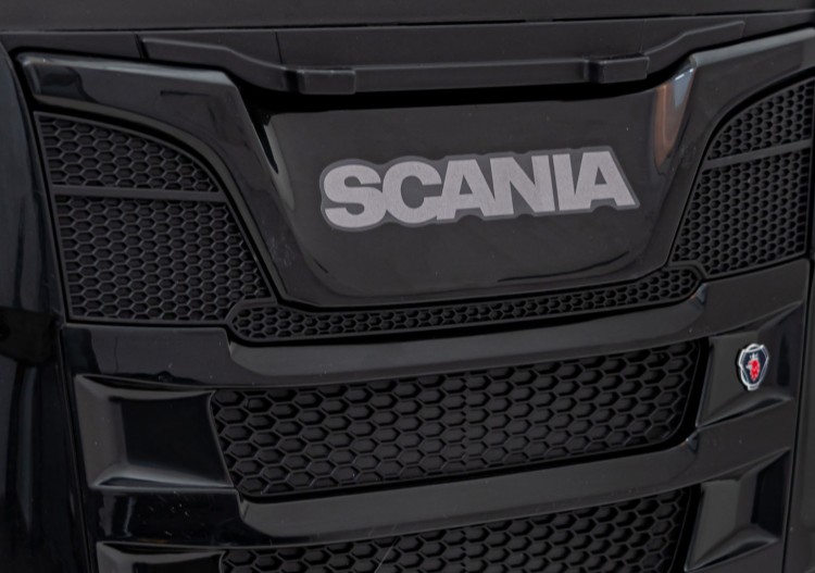 Pojazd Scania R-SERIE Czarny-Ciężarówka Na Akumulator Dla Dziecka