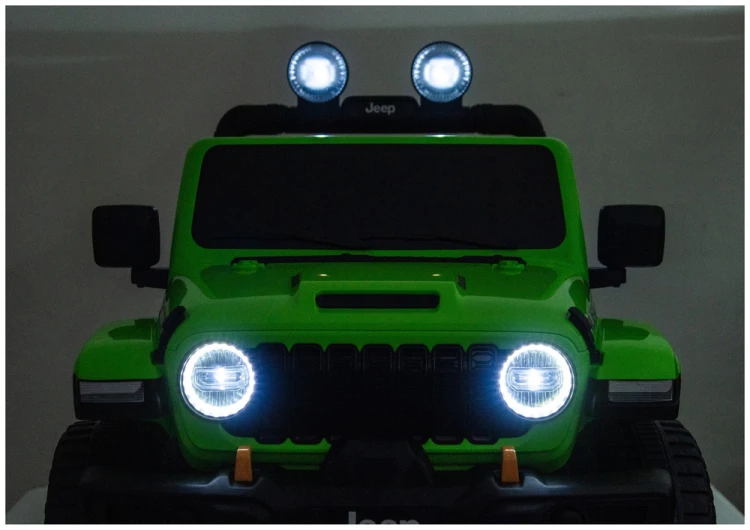 Autko Na Akumulator Jeep Rubicon 4x4 DK-JWR556 4x200W 24V Zielony