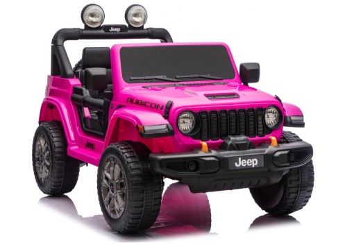 Autko Na Akumulator Jeep Rubicon 4x4 DK-JWR556 4x200W 24V Różowy