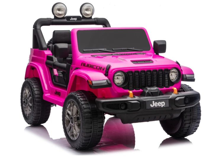 Autko Na Akumulator Jeep Rubicon 4x4 DK-JWR556 4x200W 24V Różowy