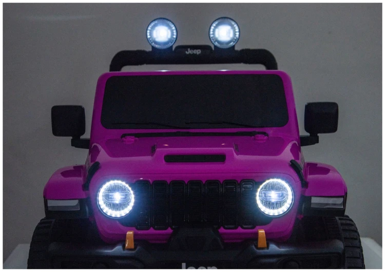 Autko Na Akumulator Jeep Rubicon 4x4 DK-JWR556 4x200W 24V Różowy