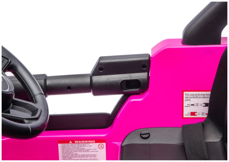 Autko Na Akumulator Jeep Rubicon 4x4 DK-JWR556 4x200W 24V Różowy