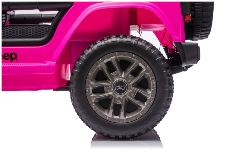 Autko Na Akumulator Jeep Rubicon 4x4 DK-JWR556 4x200W 24V Różowy