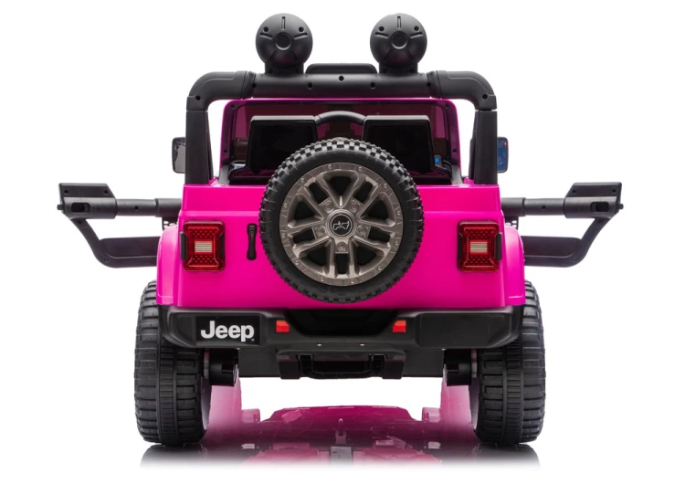 Autko Na Akumulator Jeep Rubicon 4x4 DK-JWR556 4x200W 24V Różowy