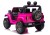 Autko Na Akumulator Jeep Rubicon 4x4 DK-JWR556 4x200W 24V Różowy
