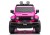 Autko Na Akumulator Jeep Rubicon 4x4 DK-JWR556 4x200W 24V Różowy