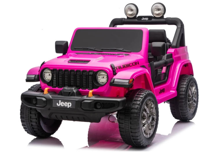 Autko Na Akumulator Jeep Rubicon 4x4 DK-JWR556 4x200W 24V Różowy