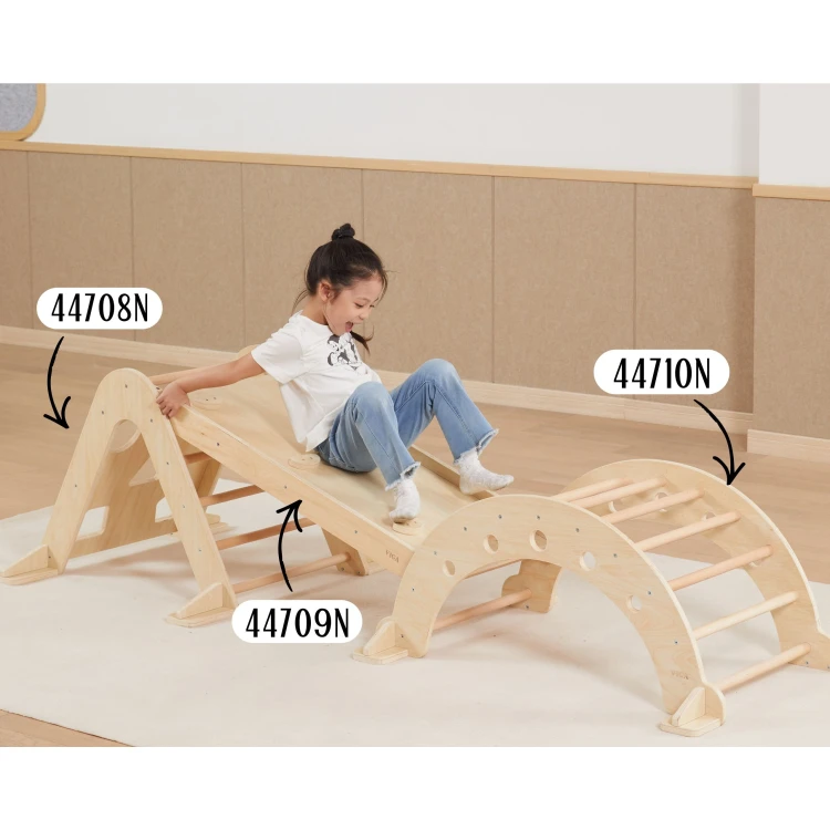 VIGA Drewniana Drabinka Pikler Trójkąt Wspinaczkowy Montessori