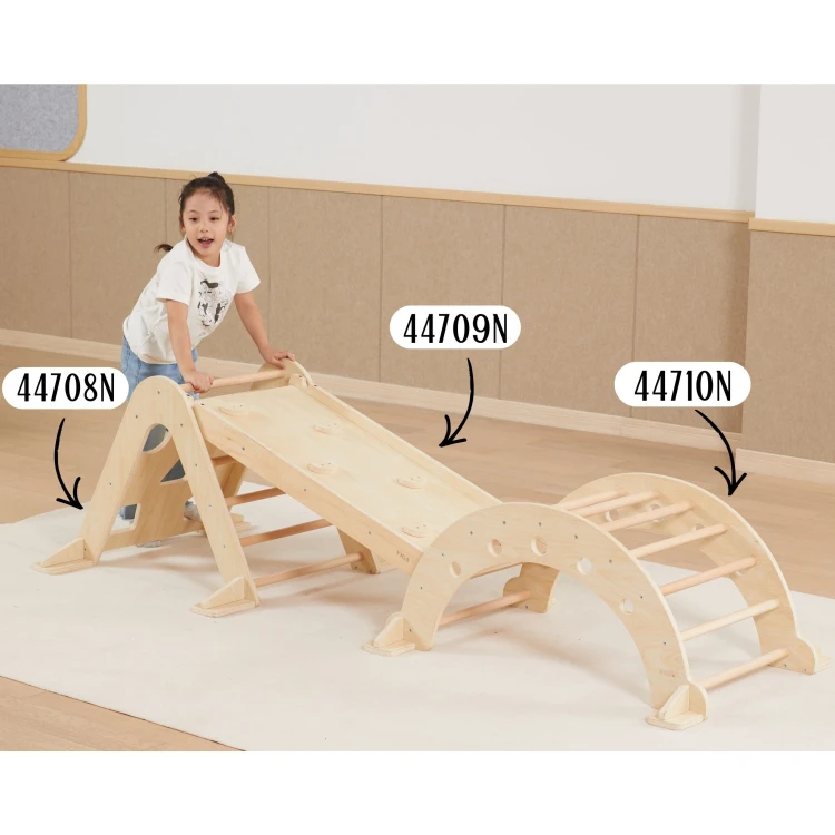 VIGA Drewniana Drabinka Pikler Trójkąt Wspinaczkowy Montessori