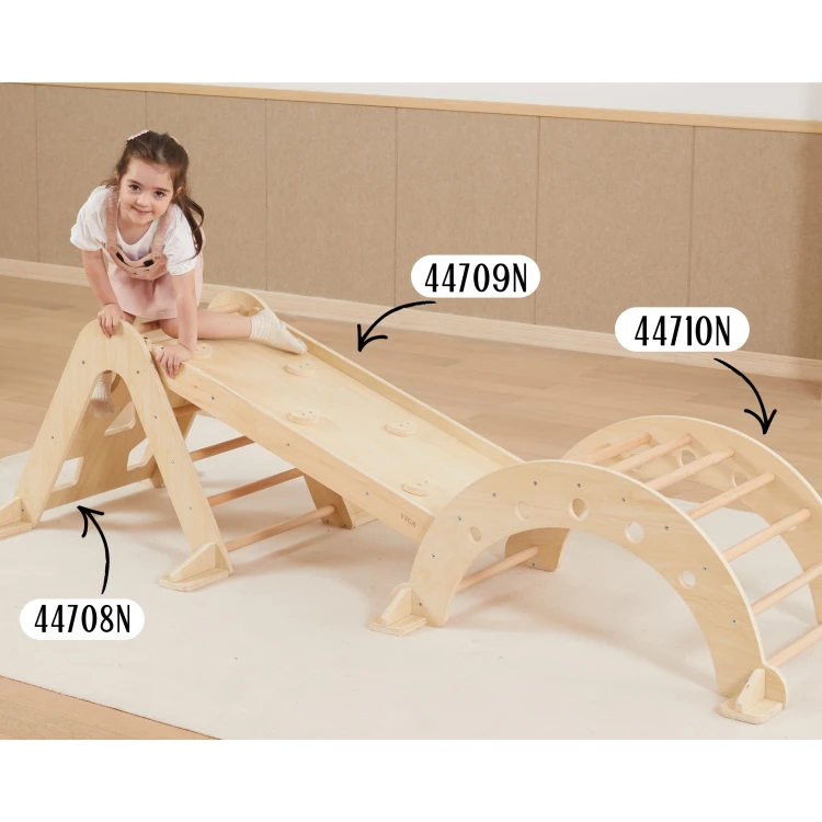 VIGA Drewniana Drabinka Pikler Trójkąt Wspinaczkowy Montessori