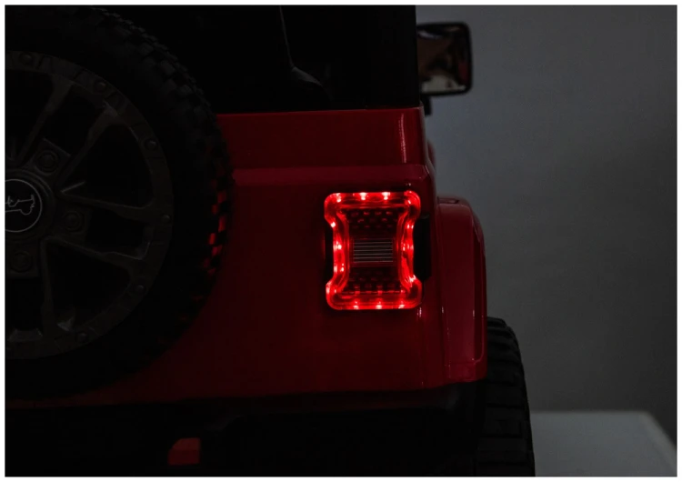 Samochód Na Akumulator Jeep Rubicon 4x4 DK-JWR556 4x200W 24V Czerwony