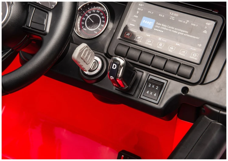 Samochód Na Akumulator Jeep Rubicon 4x4 DK-JWR556 4x200W 24V Czerwony