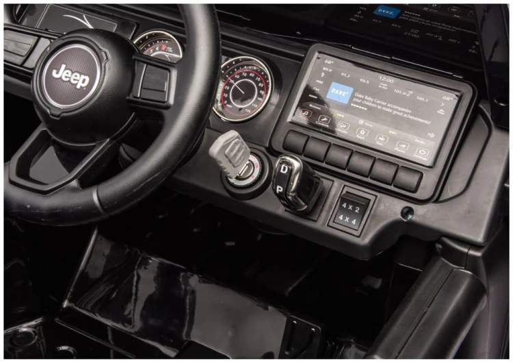 Samochód Na Akumulator Jeep Rubicon 4x4 DK-JWR556 4x200W 24V Czarny