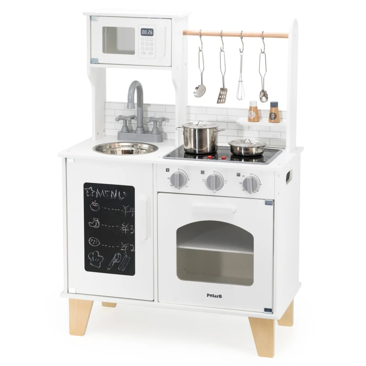 VIGA PolarB Drewniana Kuchnia Światło Dźwięk + Akcesoria