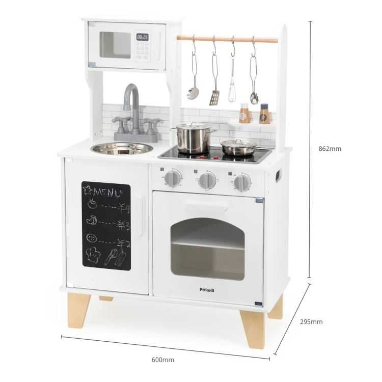 VIGA PolarB Drewniana Kuchnia Światło Dźwięk + Akcesoria