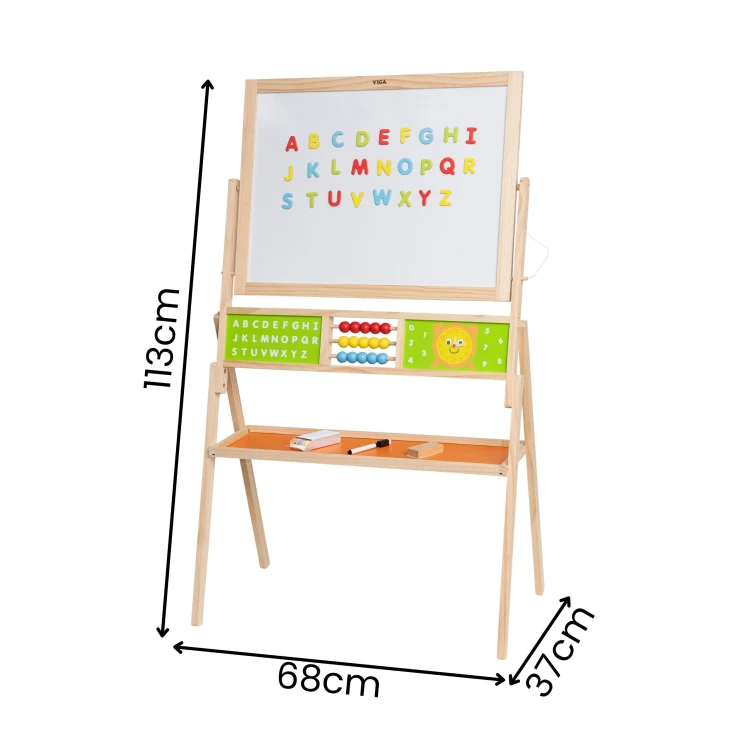 VIGA Duża Tablica Edukacyjna 2w1