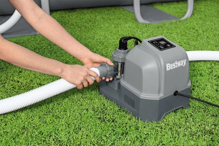 Chlorator słonej wody do basenów Generator chloru BESTWAY Czyszczenie wody + Paski testowe