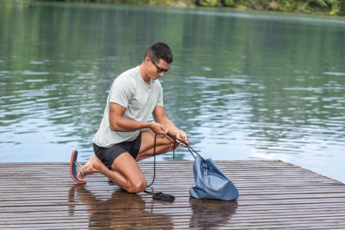 Duża Wyspa do pływania 6-osobowa BESTWAY 373x264x73cm + Daszek + Torba termiczna + Siateczkowe dno + Oparcia