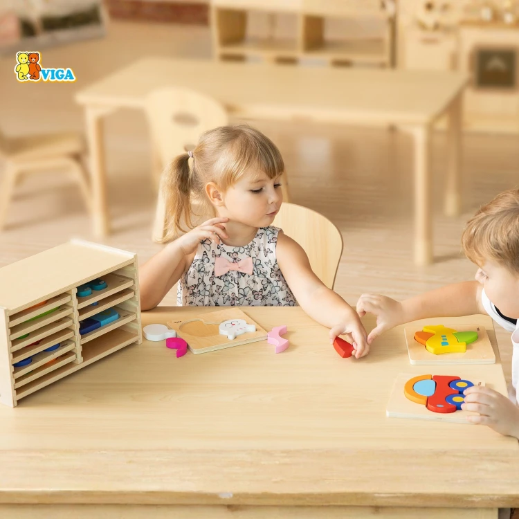 VIGA Puzzle Drewniane 12 Plansz