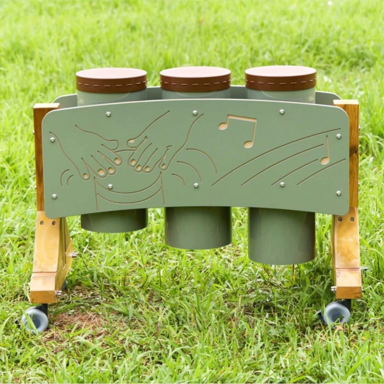 MASTERKIDZ Zestaw Trzech Bębnów Ogrodowych