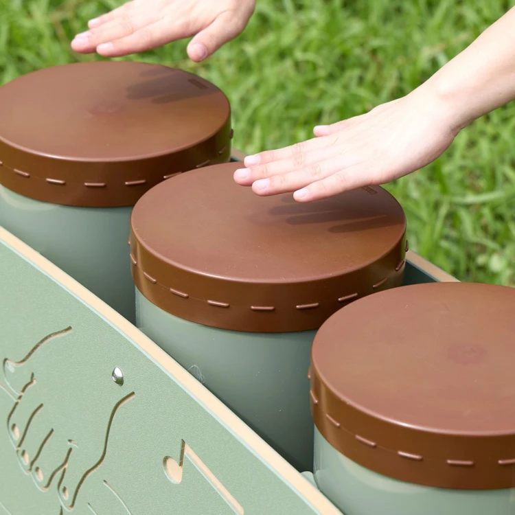 MASTERKIDZ Zestaw Trzech Bębnów Ogrodowych