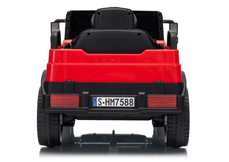 Auto Na Akumulator Mercedes Unimog HM7588 6V4Ah Czerwony