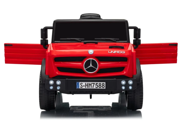 Auto Na Akumulator Mercedes Unimog HM7588 6V4Ah Czerwony