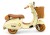 Skuter Na Akumulator Vespa XW-03 35W Beżowa