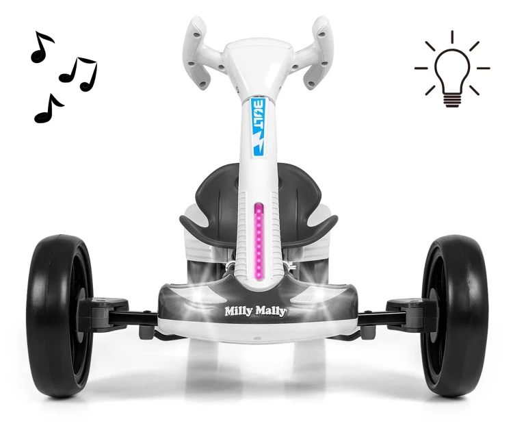Milly Mally Pojazd na akumulator Gokart Bolt White