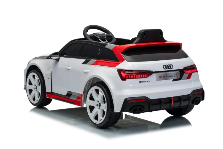 Autko na akumulator Audi RS6 Avant GT Biały