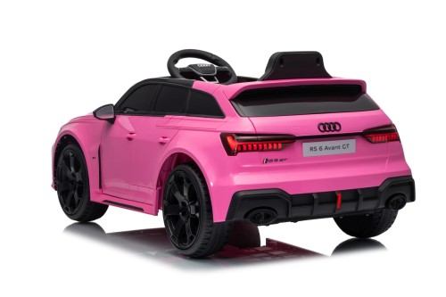 Autko na akumulator Audi RS6 Avant GT Różowy
