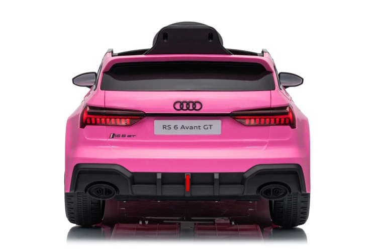 Autko na akumulator Audi RS6 Avant GT Różowy