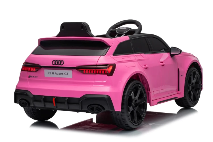 Autko na akumulator Audi RS6 Avant GT Różowy