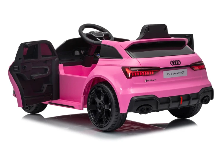 Autko na akumulator Audi RS6 Avant GT Różowy