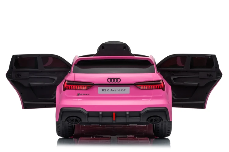 Autko na akumulator Audi RS6 Avant GT Różowy