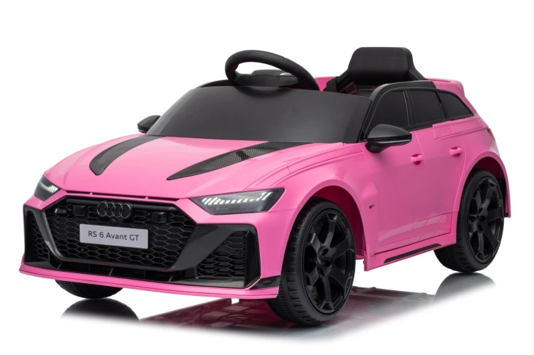 Autko na akumulator Audi RS6 Avant GT Różowy