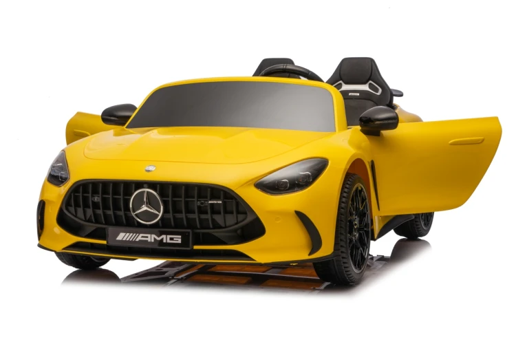 Autko na akumulator 2 osobowe Mercedes Benz GT63 AMG Żółty