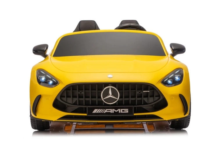 Autko na akumulator 2 osobowe Mercedes Benz GT63 AMG Żółty
