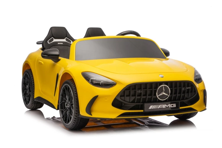 Autko na akumulator 2 osobowe Mercedes Benz GT63 AMG Żółty