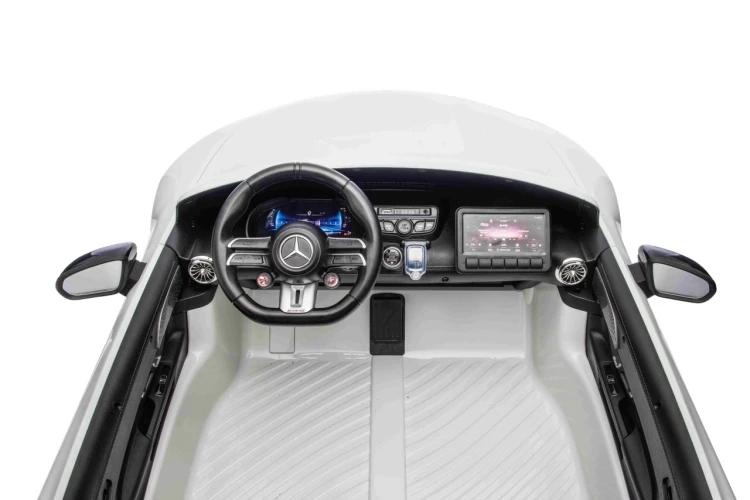 Autko na akumulator 2 osobowe Mercedes Benz GT63 AMG Biały