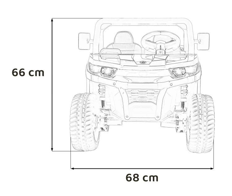 Auto Pick-Up Speed 900 dla dzieci Zielony + Napęd 4x4 + Ruchomy kiper + Bagażnik + Pilot + Łopatka + Audio LED