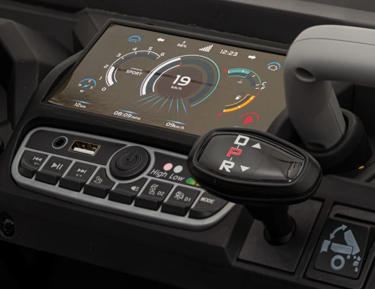 Auto Pick-Up Speed 900 dla dzieci Czarny + Napęd 4x4 + Ruchomy kiper